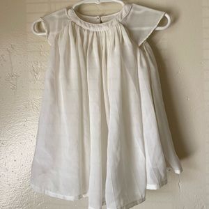 Cream Oshkosh Baby Dress